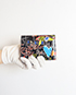 Christian Louboutin Mini Boudoir Wallet, £120, Accessories, Black, Patent Leather, Front view